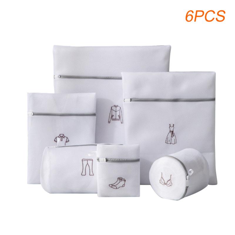 

Reusable Delicates Hanging Underwear Socks Laundry Bag For Washing Machine Bra Lingerie With Zipper Blouse Clothing Garment