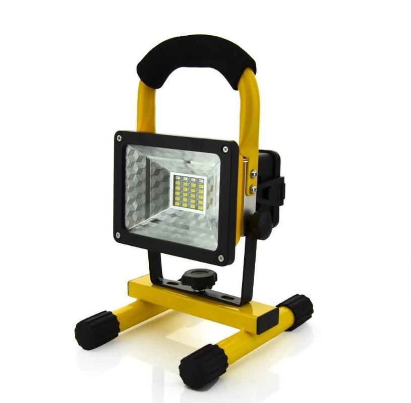 

Floodlight 30W LED Spotlight Rechargeable Flood Light Handheld Searchlight Outdoor Camping Lantern Project Construction Lamp