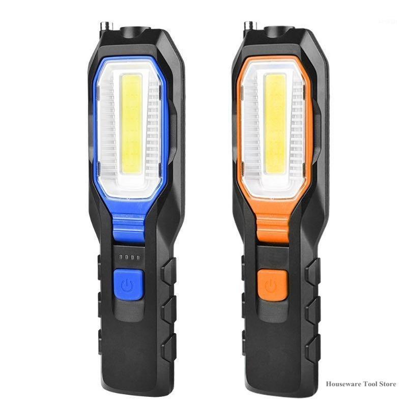 

COB LED Light Portable USB Rechargeable Led Lighting Working Flexible Magnetic Inspection Lamp Emergency Lights Torch1