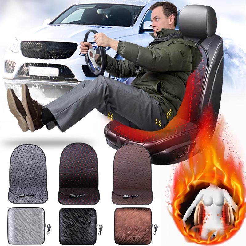 

Car Heating Cushion Warm Winter Heating Cushion 12V Car Winter Household Cardriver Heated Seat Blanket