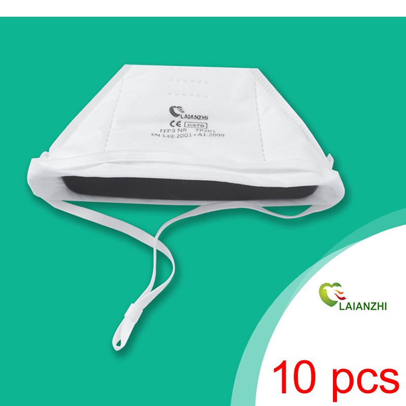 

10pcs Laianzhi TP301 FFP3 CE EN149 Duckbill Mask Particulate Respirator Headband Disposable Dust Face Protective Mask