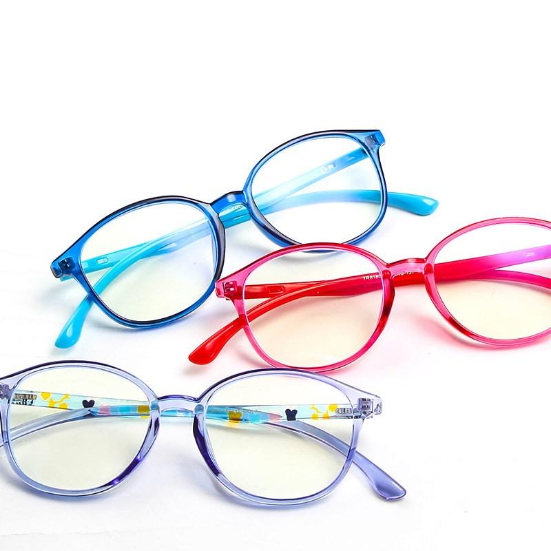 

Vintage Square Plastic Anti-Blue Light Children Eyeglasses Boys and Girls Prescription Glasses Optical Myopia Eye Glasses