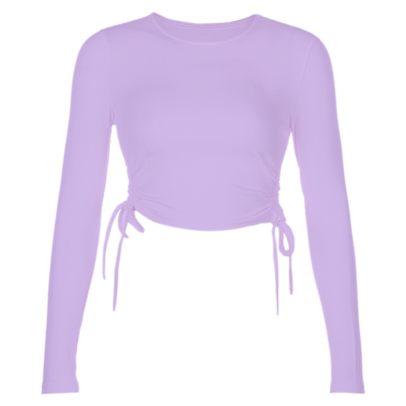 

New Sexy 2021 Autumn Top Crop Woman Vintage Clothes Aj3d RBTD, Purple.