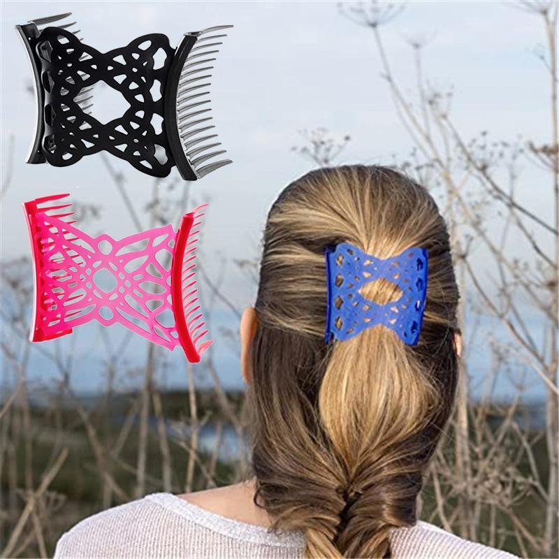 

Multifunction Hollow Out Clip Women Banana Hair Clip Portable Daily Style Home Salon Tools Party Christmas Hollow Out Hairbands1