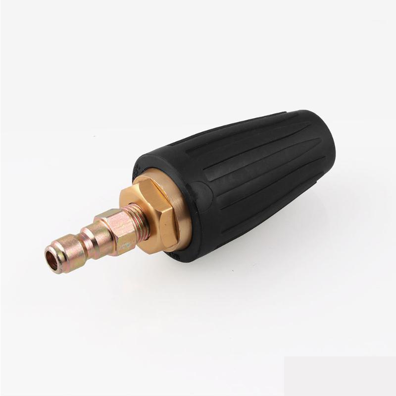 

3000psi Quick Connect Turbo Tip Washer Spray Powerful Car Tools High Pressure Multifunctional Rotating Nozzle Aluminum Alloy1