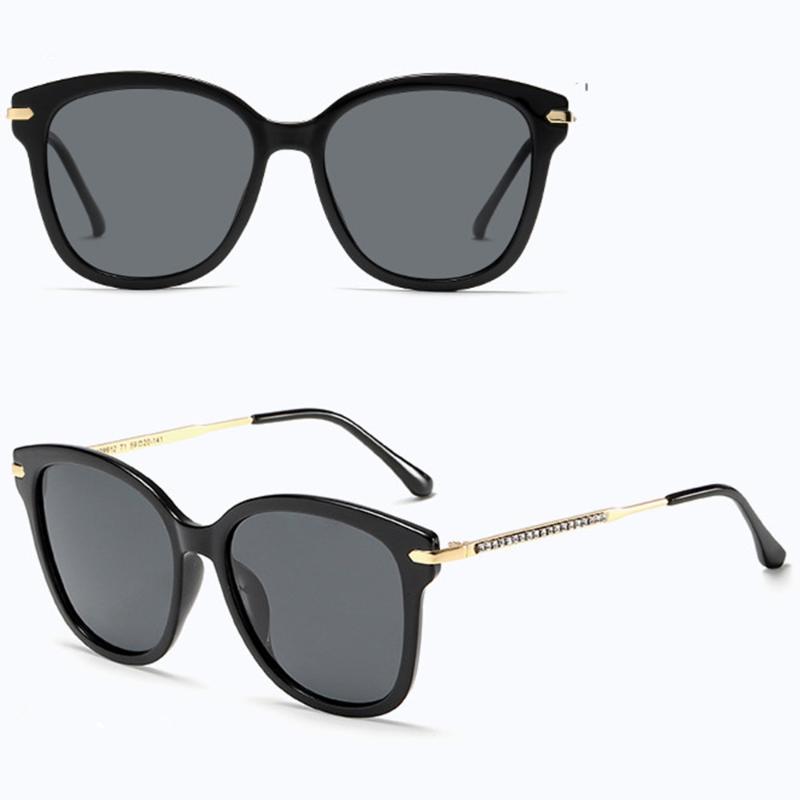 

Sunglasses Yeckpowo Retro Women's Polarized Luxury Ladies Brand Designer Lens Eyewear Women Female Shades