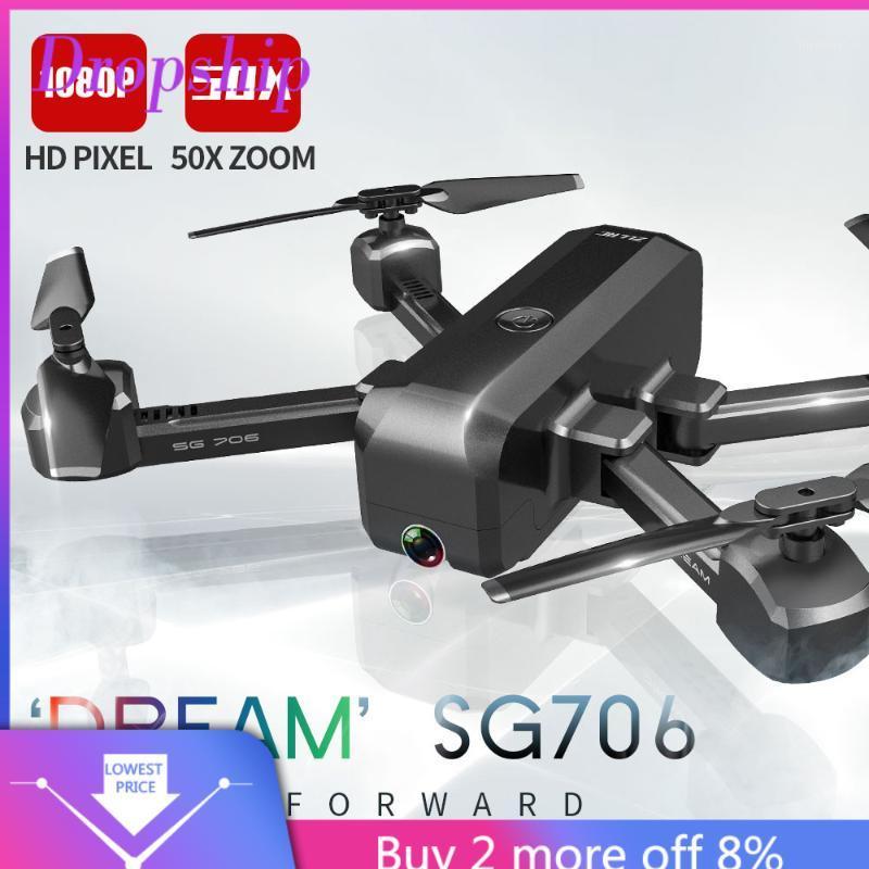 

SG706 Drone With 1080P Dual Camera 5G Wifi FPV Drone RTF RC Quadcopter Follow Me Toy Christamas Gift Children's gift kid toysE301