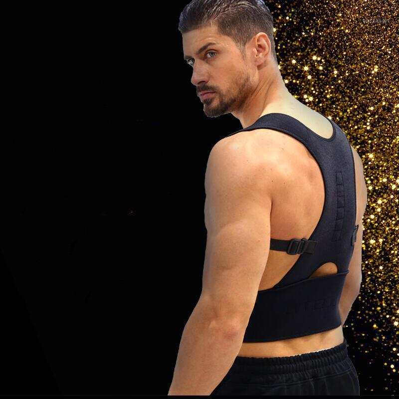 

Waist Trainer Back Posture Corrector Shoulder Lumbar Brace Spine Support Belt Adjustable Adult Corset Posture Correction Belt1, Black