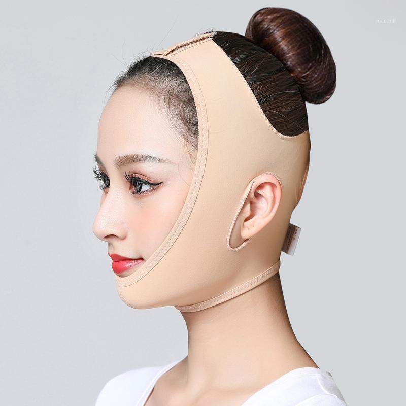 

Chin Neck Slimming Facial Slimming Face Mask Face V-Line Lifting Mask Cheek Slim Belt Beauty Bandage1, Red