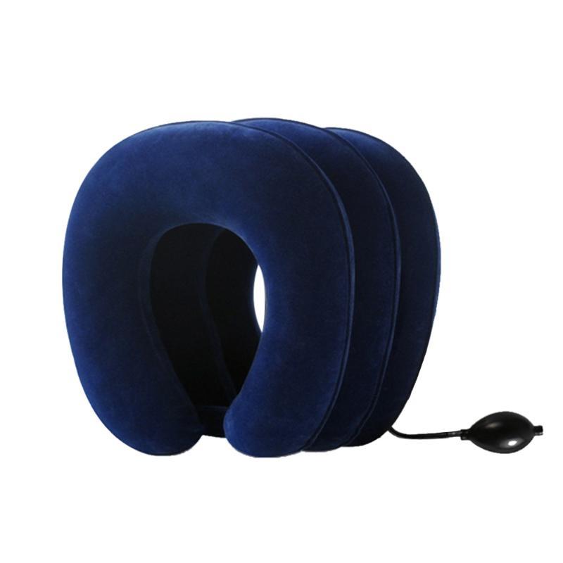 

Pillow U Neck Air Inflatable Cervical Brace Shoulder Pain Relax Support Massager Cushion Traction Soft Body Therapy Grade A
