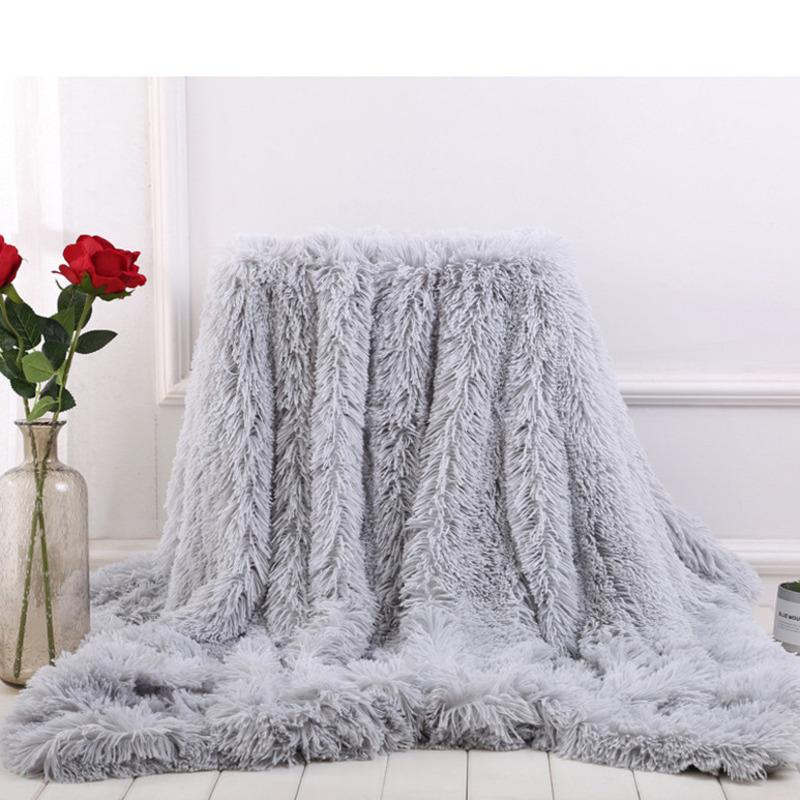 

1pc Soft Warm Fluffy Shaggy Bed Sofa Bedspread Children Safety Bedding Sheet Throw Home Decoration Comfortable Blanket