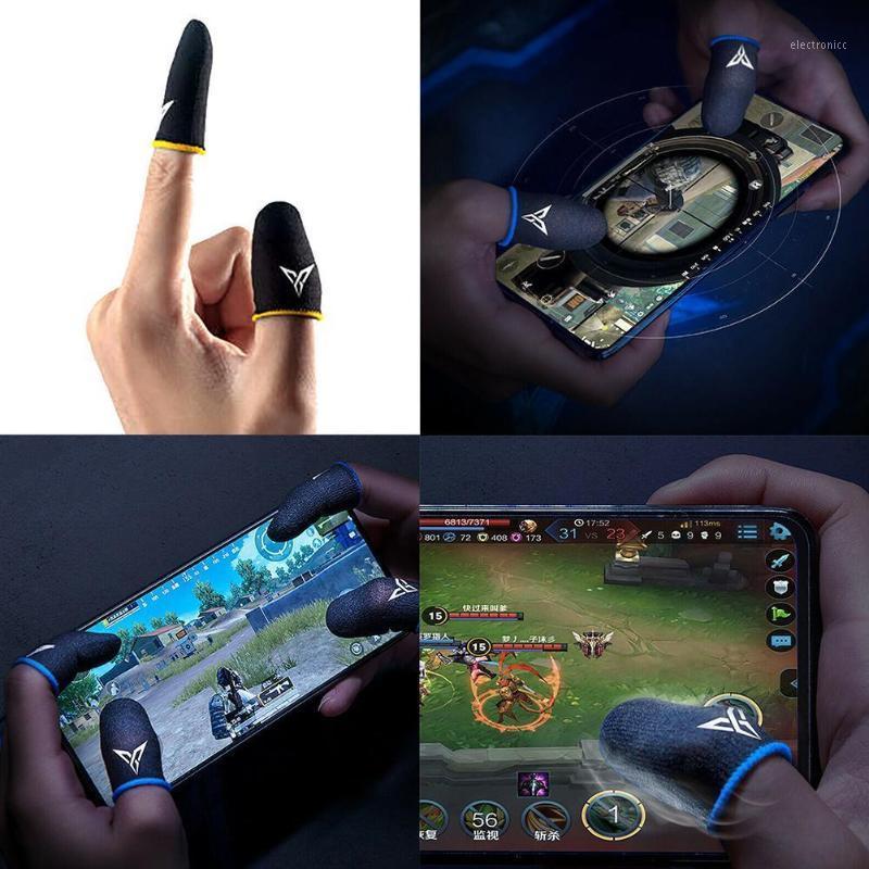 

1 Pair Breathable Beehive Sweat-proof Professional For Pubg Game Gaming Sleeve Finger Phone Screen Mobile Touch Gloves Thum G9R71