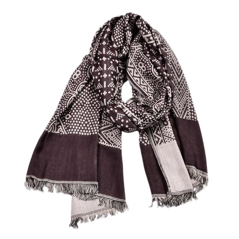 

2 PCS Men Scarves Autumn Winter Cotton Linen Scarf Men Leisure Black Navy Warm Long Fashion Mens Scarfs for Outdoor Play