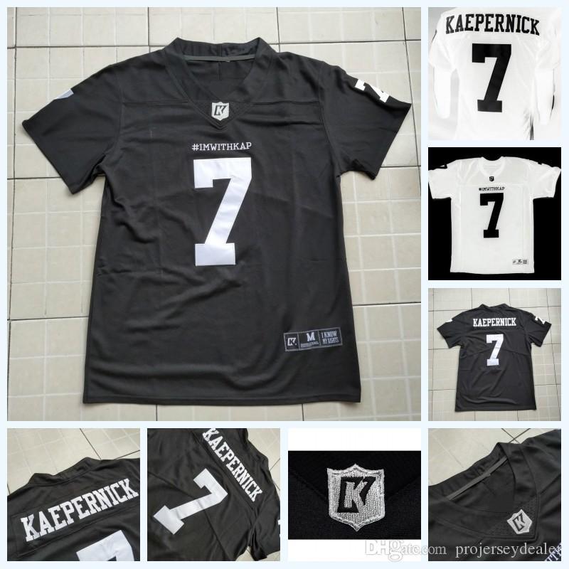 colin kaepernick jersey mens black
