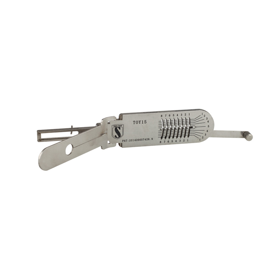 

Lishi TOY15 2 in 1 Car Door Lock Pick Decoder Unlock Tool locksmith 1 buyer