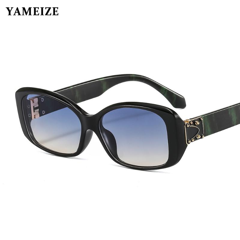 

Sunglasses YAMEIZE Vintage Oval Women Male Sun Glasses Steampunk Female Retro Eyewear Lentes De Sol Mujer UV400