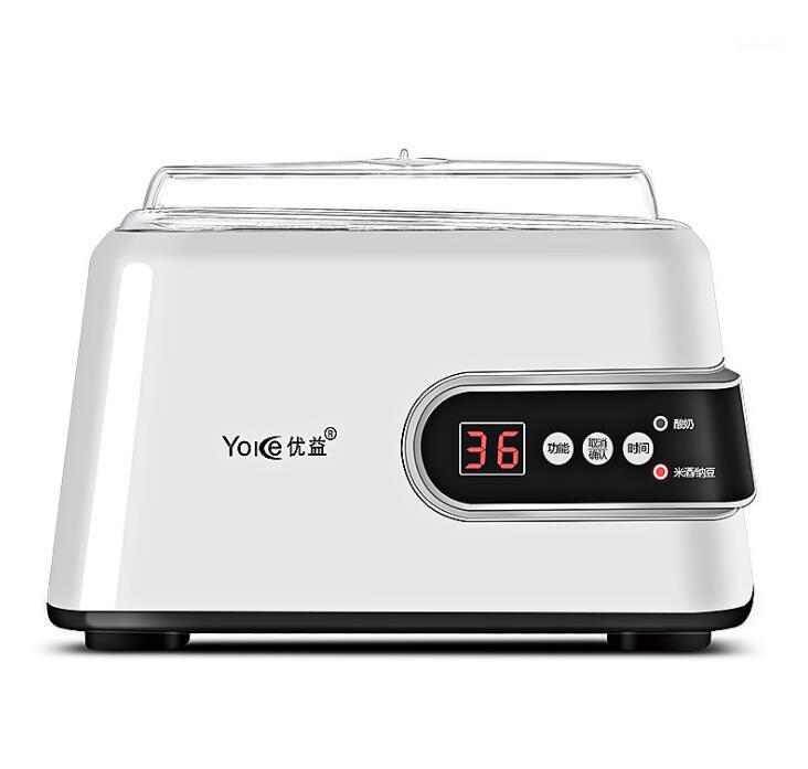 

Automatic Multi-Function Yogurt Makers Natto Rice Wine 1.3L Liner Microcomputer Control 304 Stainless Steel 220-240V 15W1