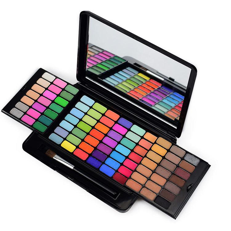 

84 Colors Eyeshadow Blush Palette Cosmetic Brush Foundation Beauty Makeup Case with Mirror Glitter Eye Shadow Palette Maquillage, Powder