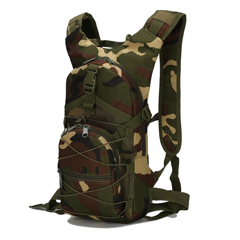 

15L Ultralight Molle Tactical Backpack 800D Oxford Hiking Bicycle Backpack Outdoor Sports Cycling Climbing Bag, Khaki