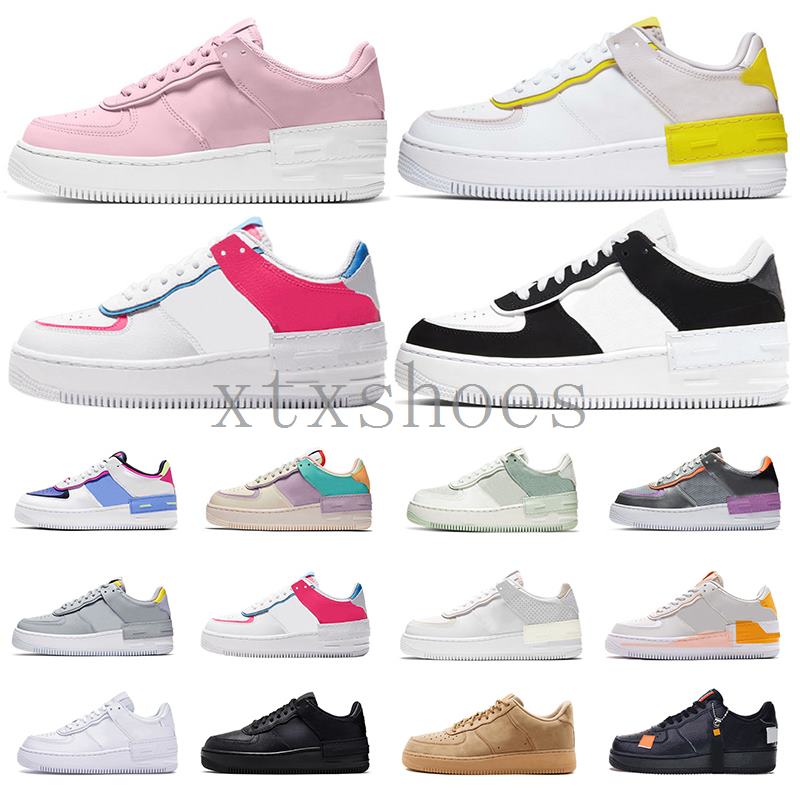 

PEACEMINUSONE X Forces Mid Running Shoes Cheap WMNS Shadow Tropical Twist Sneaker Trainer All White Low Cut One 1 Dunk Outdoor G54FA, Color 05