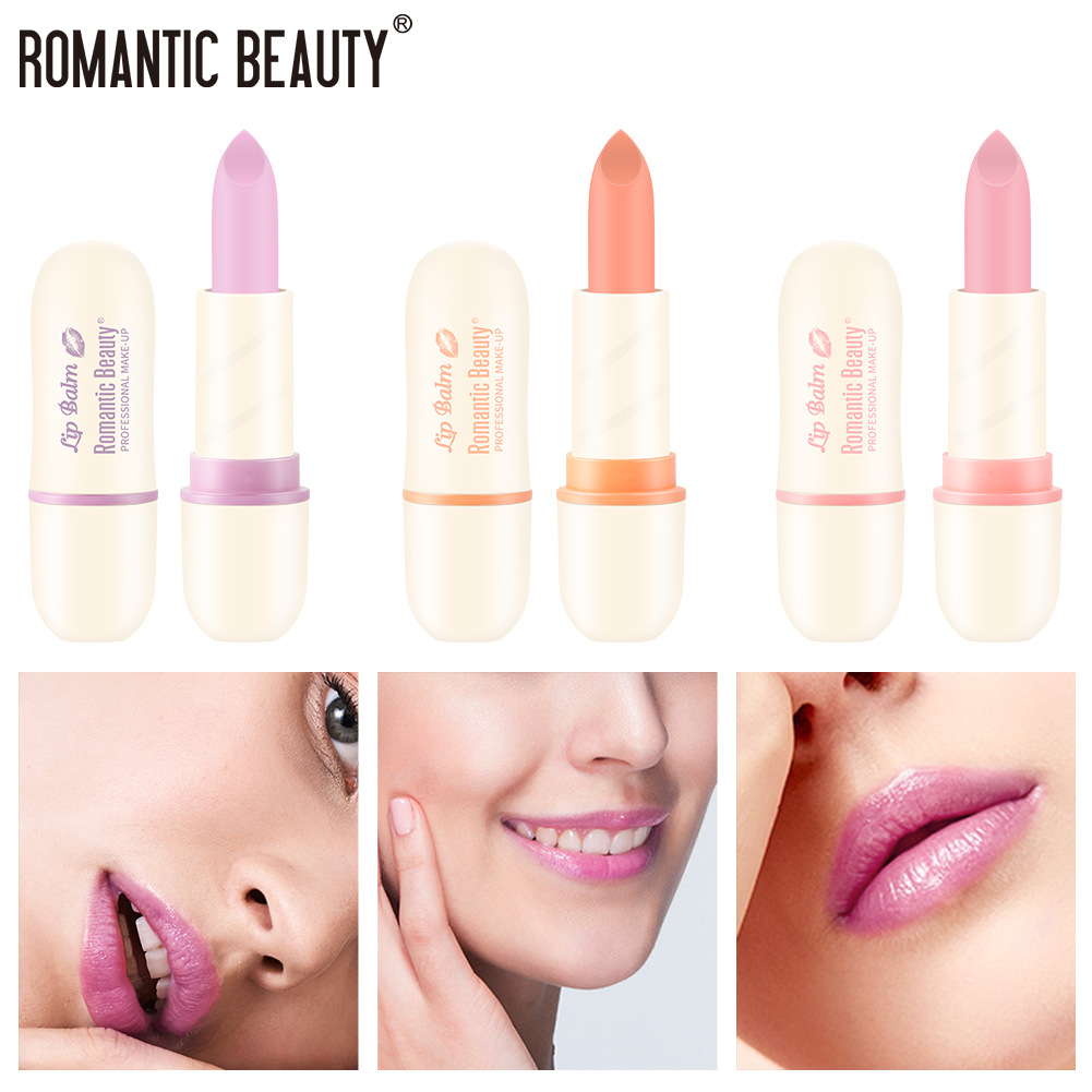 Romantic Beauty Lip Balm Lipstick Long Lasting Moisturizing Lipstick Makeup Lip Care-image-631624631