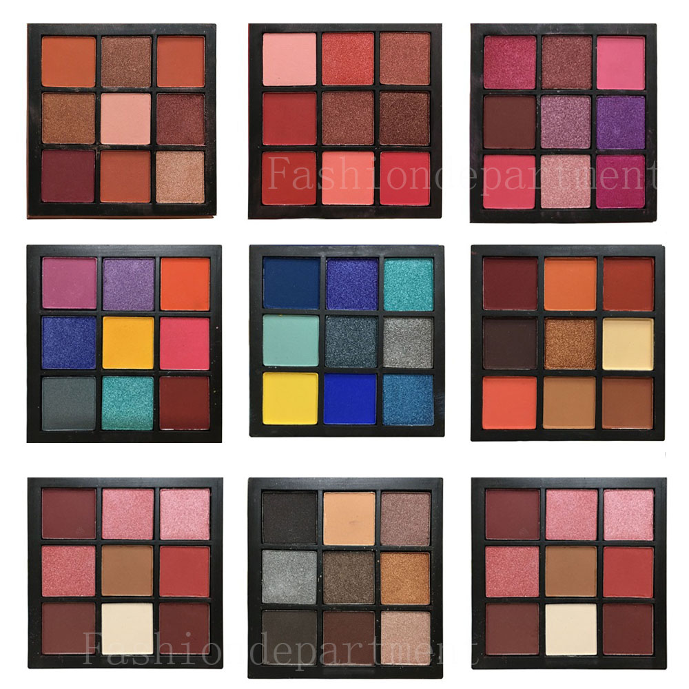 

Fashion Matte 9 Color Eyeshadow Mini Palette Waterproof Long-lasting High-quality Makeup Product, Style #2