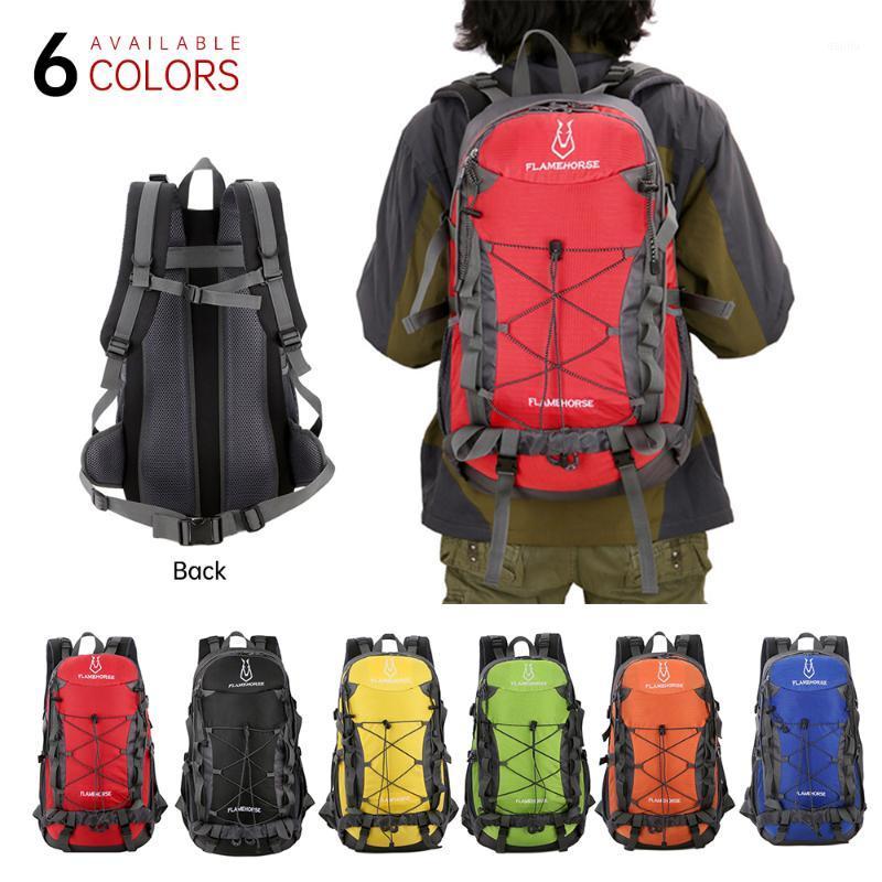 

50L Outdoor Camping Backpack Mountain Man Woman Hiking Travel Bag Hunting Fishing Trekking Rucksack Tactical Climbing Backpack1, Yellow