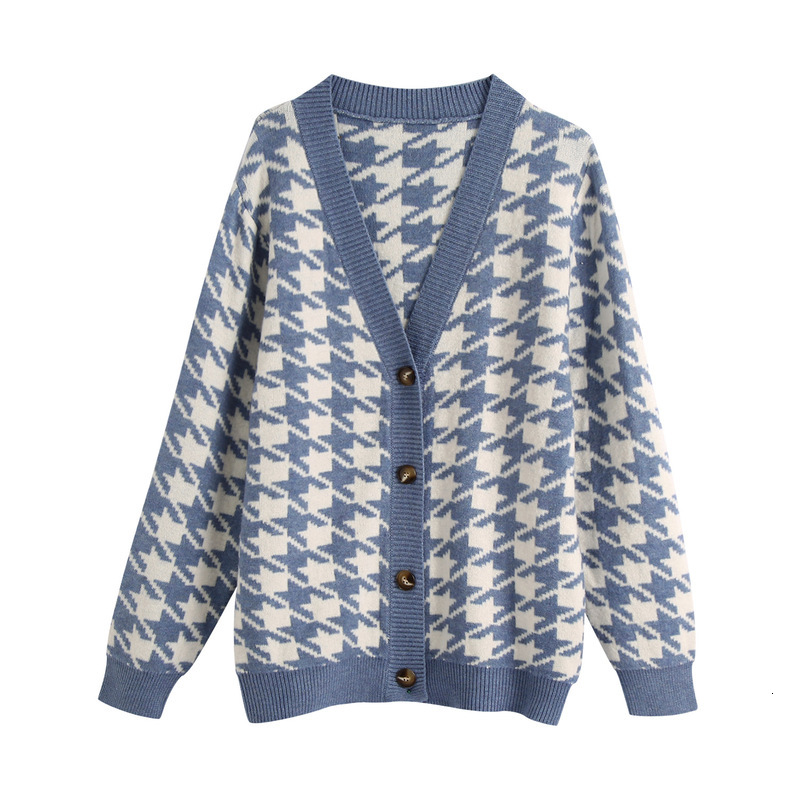 

2021 New Bb Autumn Europe and the United States Women's Plover Case Female Cardigan Sweater Knitting Coat Wh9f, Khaki