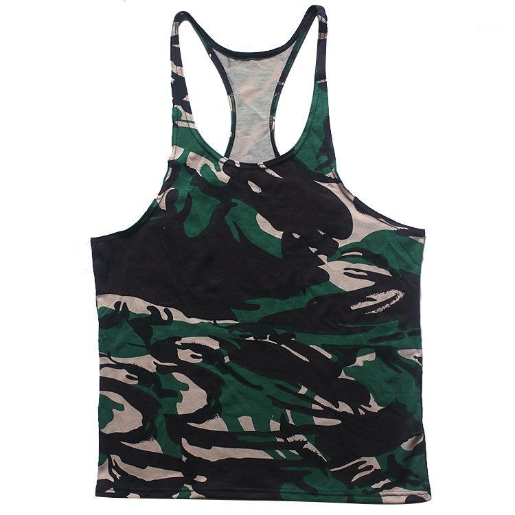 

Running Sports Vest Fitness I-Shaped Vest Healthy Beauty Sports Camouflage I-Shaped Thin Shoulder Strap Curling1, As pic