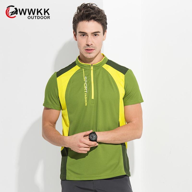 

New Mountaineering Shirt Summer Couple Short Sleeve Outdoor Sports Walking T Clothes Men Women Quick-Drying Travel Hiking Shirts1, Sapphire(men)