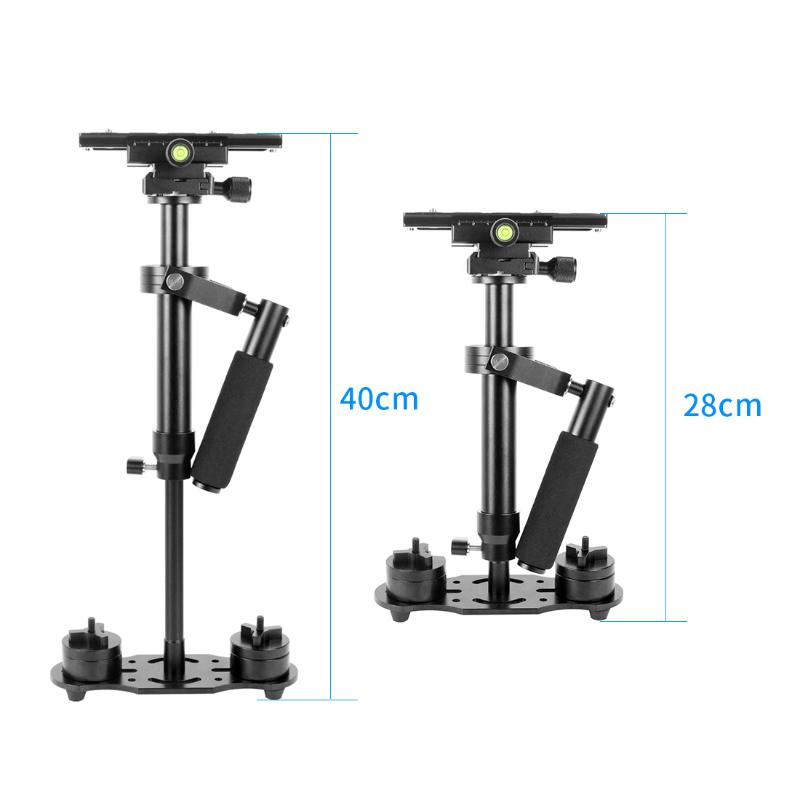 

60cm / 40cm Adjustable Handheld Gimbal Tripod Handle Stabilizer for Canon Nikon DSLR Camera Camcorder Camera Shooting Steadycam