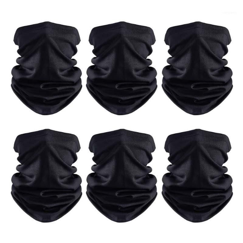 

6PC Multifunctional Outdoor Sport Scarfs Neck Warmer Tube Hiking Cycling Face Head Wrap Covers Bandana Balaclava Headband1, B6
