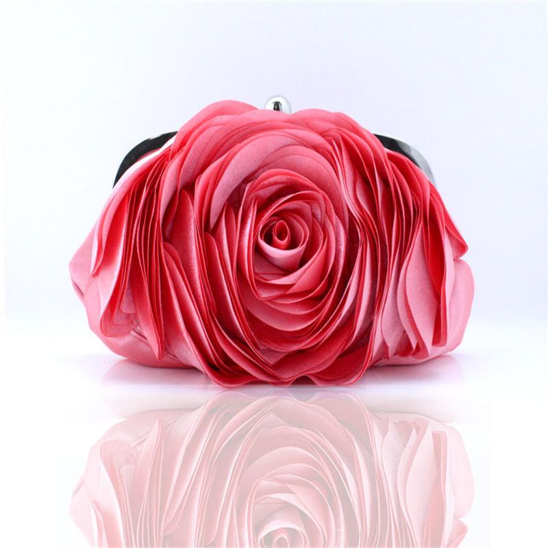 

Women's Flowers Bags Fashion Design Diamond Party Evening Bags Wedding Small Clutch Purse Chain Crossbody Bag Handbag WY15, Beige