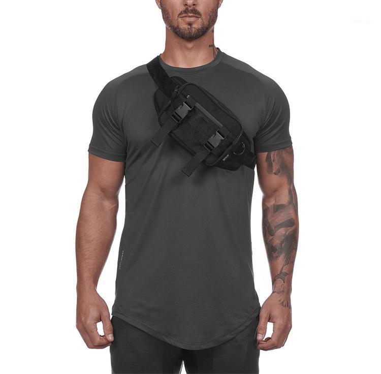 

Men Crossbody Bag Casual Chest Bag Waterproof Climbing Pack Outside Multi-Functional Waist Packs Travel Bum Bags Male Fanny Pack1, Black