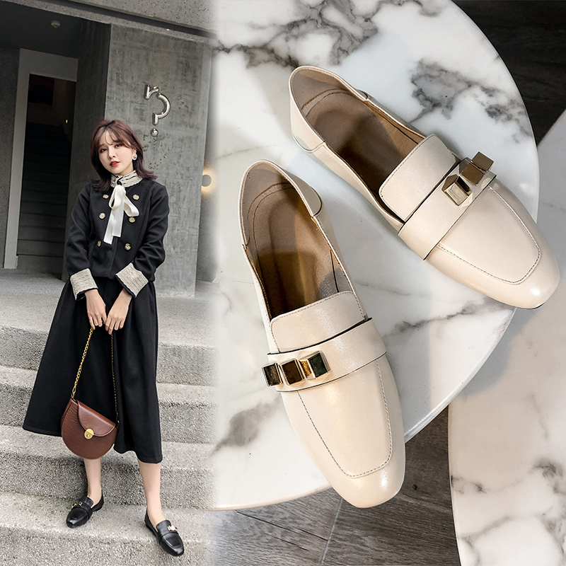 

2021 Female Pumps Hot 22-25cm Length Fashion Head Rivets Handcrafted Woman Shoes Wear Slippers RTIB, Black