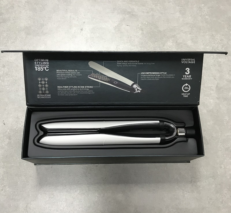 

PLATINUM + Hair Straighteners Professional Styler Flat Hair Straightener plus Hair Styling tool white and black High Quality