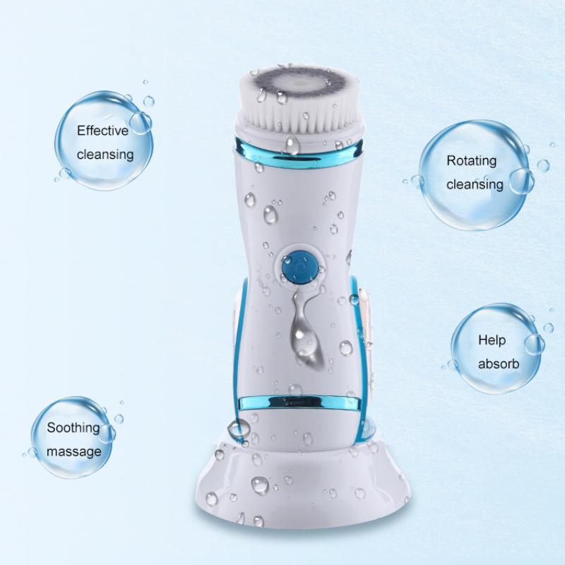 

2 Colors 4-in-1 Multifunctional Facial Cleansing Instrument, Deep Cleansing Facial Care Blackhead Removal