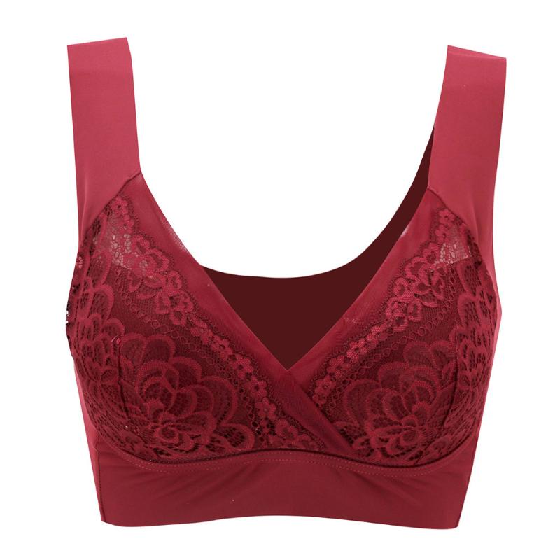 

Bras For Women Seamless Bra No pad Brassiere Bra Vest Wireless Active Underwear Women Big Size Bralette Top Cotton