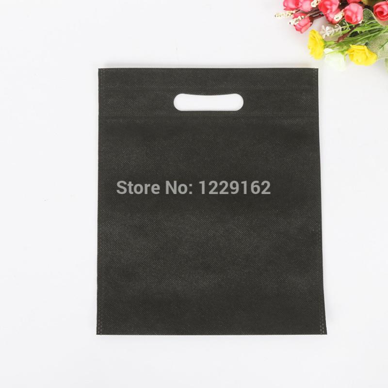 

Free shipping 30x40cm Colorful Nonwoven Gift Bags Promotional Plain PP Non woven Shopping Bags Party Supplies