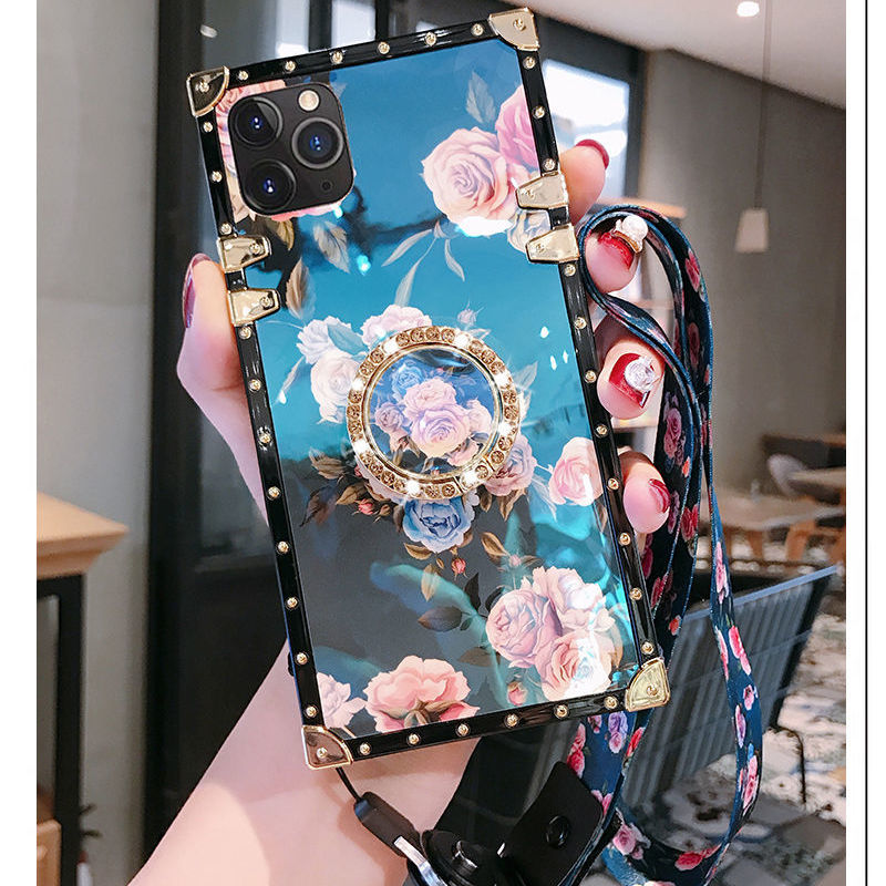

Suitable for iPhone 11 12 Pro Max XS XR X 6 6 s 7 8 Plus, luxury designers ladies fashion diamond box