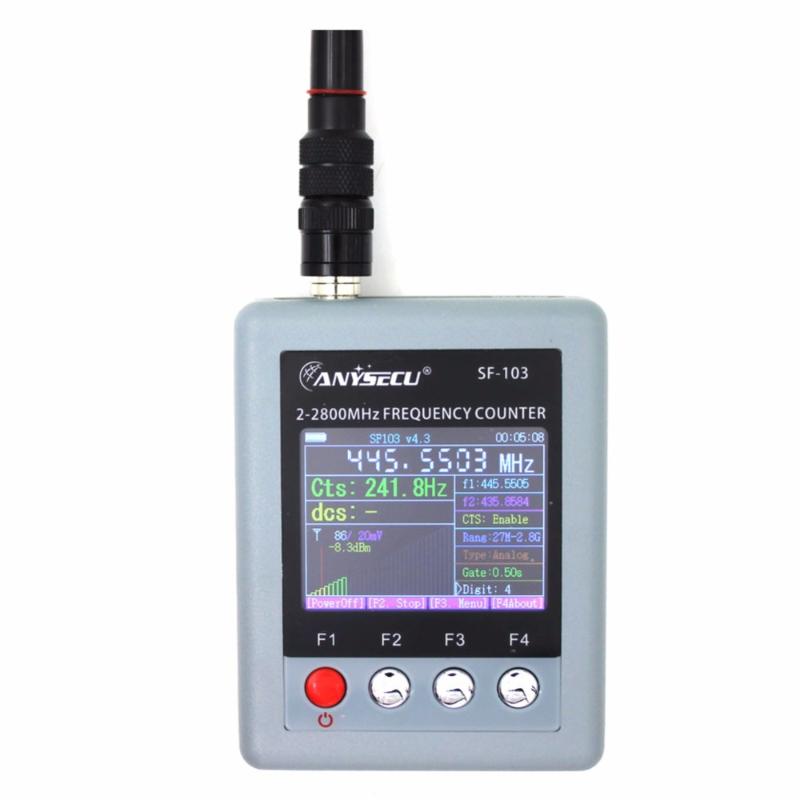 

SF-103 2MHz-2800MHz Portable frequency counter SF103 DMR Digital Frequency Meter Wide Range
