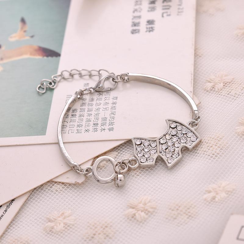

Korean-Style Hot Selling Cute Puppy Dog Rhinestone Bracelet