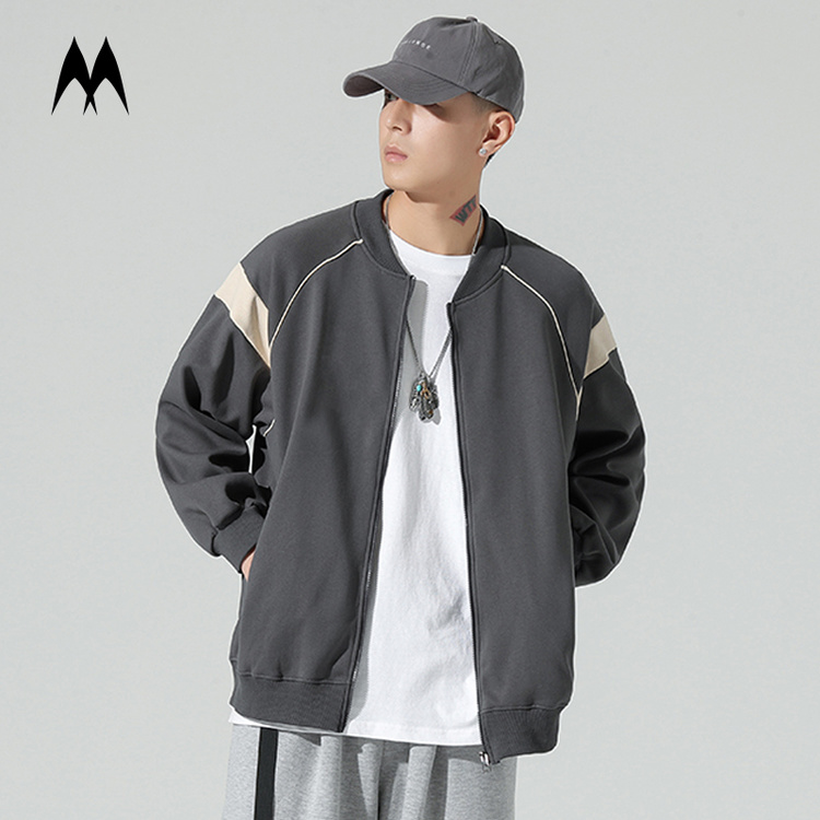 

Hoodie Men Streetwear Baseball Jacket 2020 New High Street Zipper Hoodie Japanese Style Mens Tops Fashion Clothing kg-155, Wk1301white