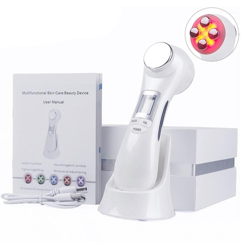 

6 In 1 Massager Led Rf Photon Therapy Facial Skin Lifting Rejuvenation Vibration Device Machine Emission Microcurrent Mesotherap1