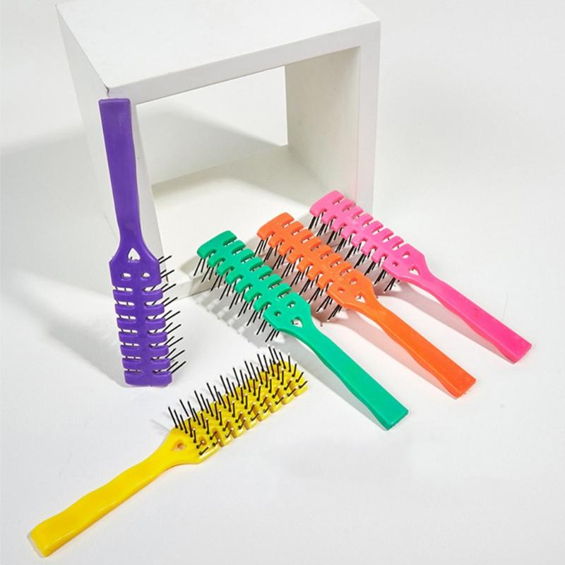 

Vent Brush Hair Brush 7 Row Vent With Ball Tipped Bristles for Wet Short Curly Straight Hair Blow Drying Quickly