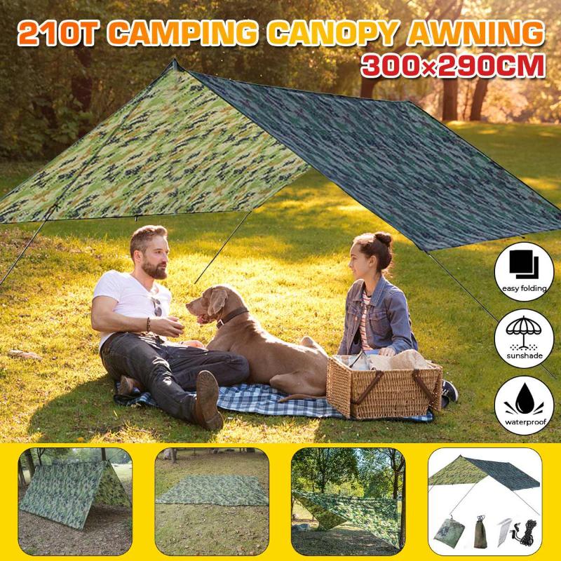 

300x290cm Waterproof Sun Shelter Sunshade Protection Outdoor Canopy Garden Patio Pool Shade Camping Picnic Tent Beach Shelter