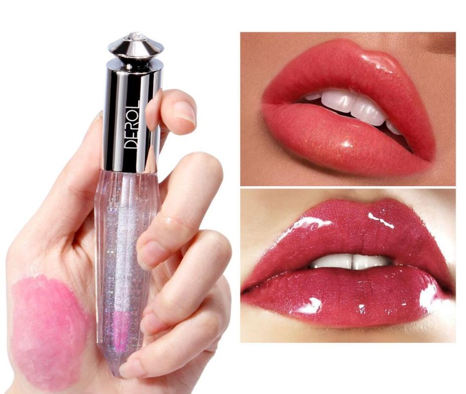 

Starry sky quicksand moisturizing lip gloss Color Changing Lip Glaze Makeup, Single
