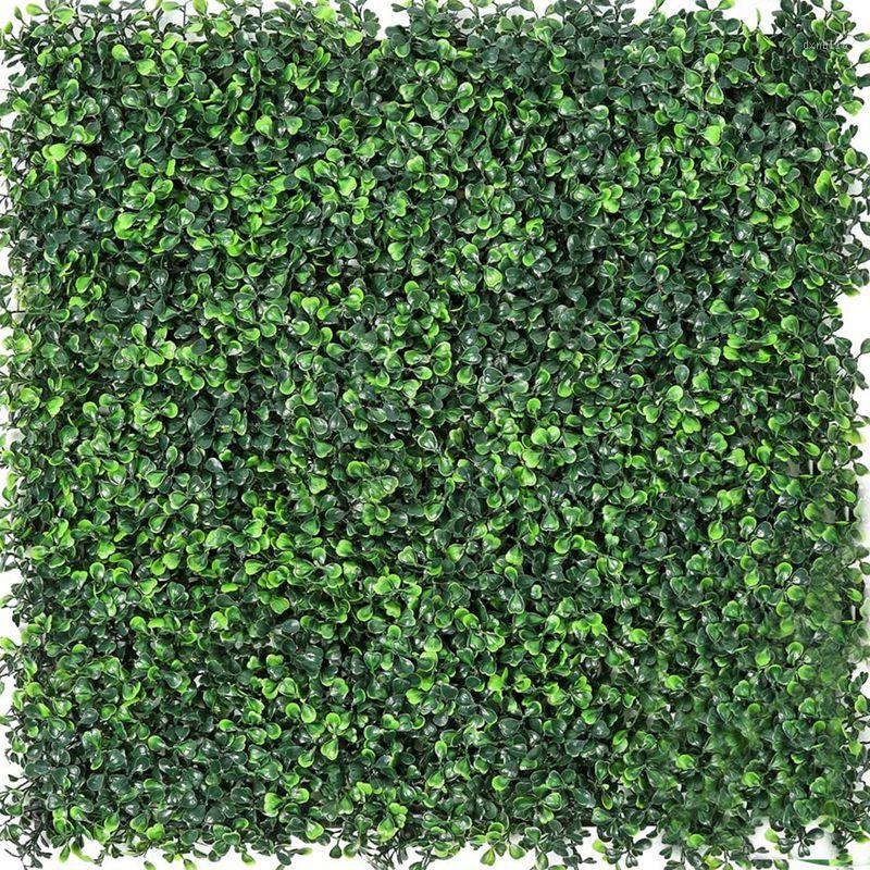 

1Pcs 20 inchX20 inch Artificial Panels Topiary Hedge Plant, Privacy Protected Suitable for Garden,Backyard and Decor1, Green