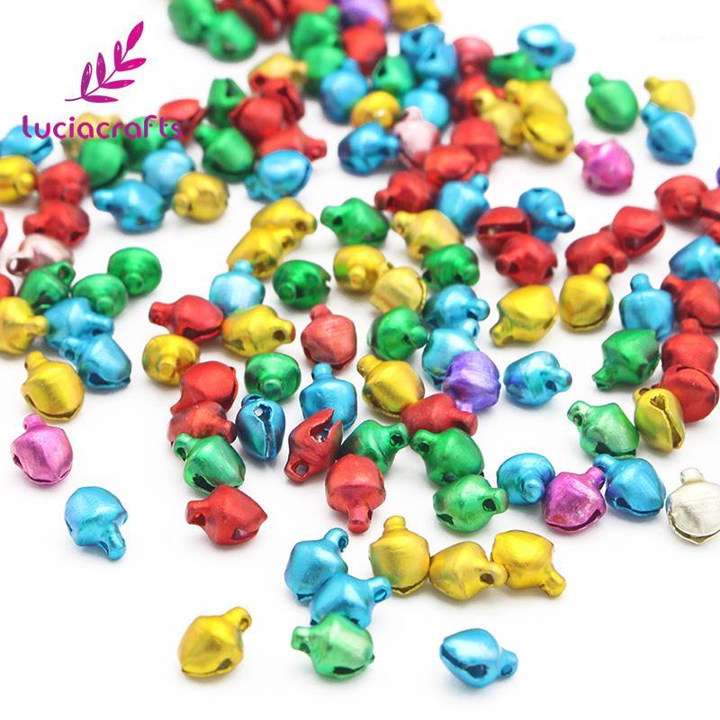

Lucia Crafts 144pcs/lot Christmas Bell Ornament Mixed Cute Jingle Bell Fit Party DIY Decoration Accessories 6mm 18020628(6L144)1
