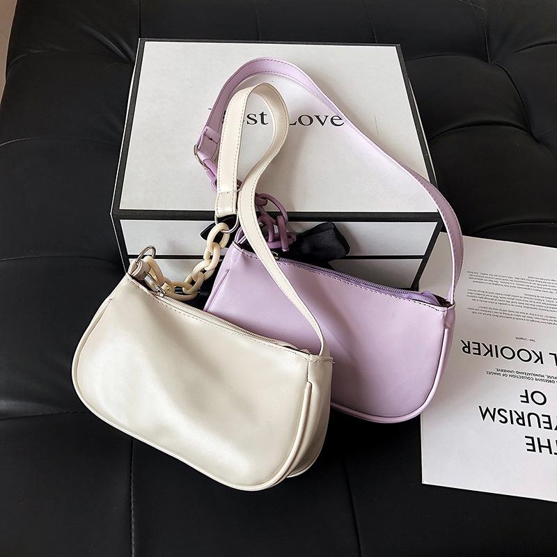 

Fashion Underarm HandBag Winter Soil Color Women's 2021 Club Versatile Texture Shoulder Portable Student Bag Crossbody For Women